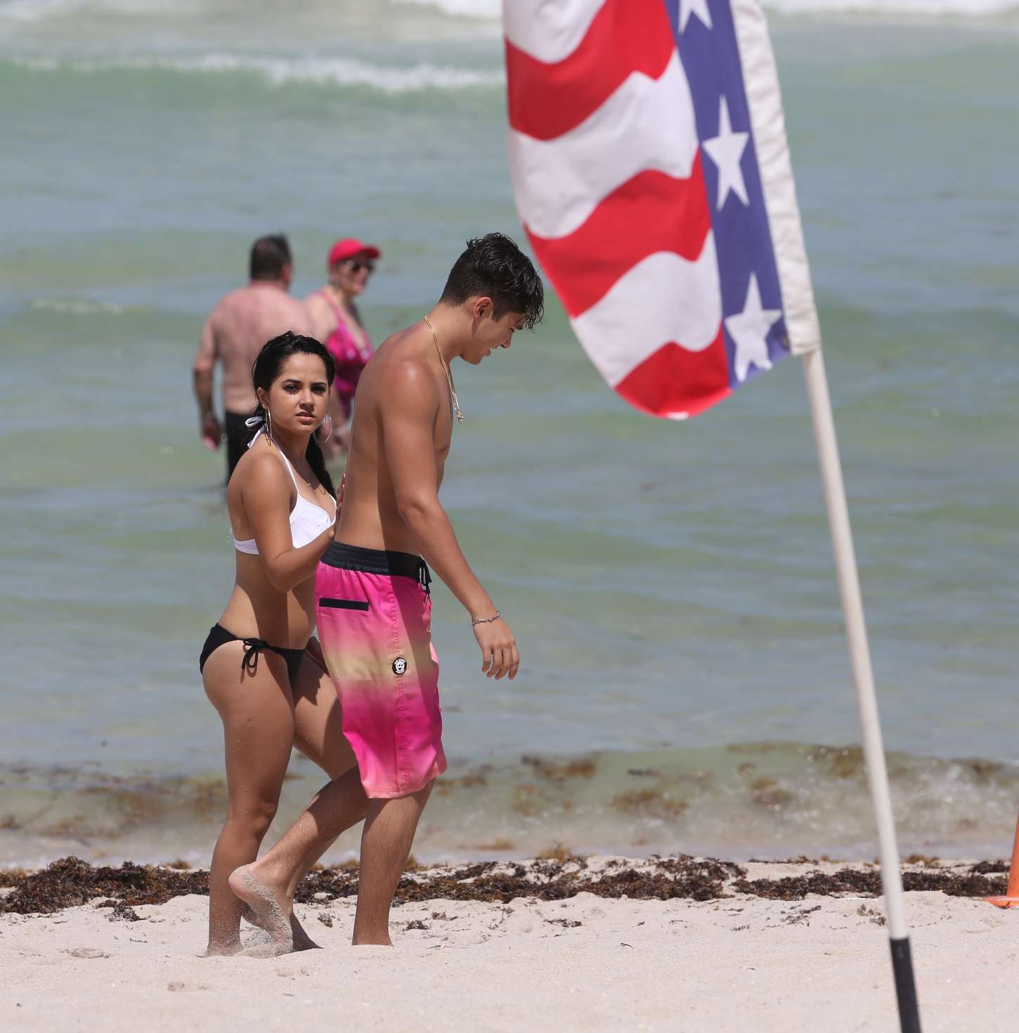 Becky G - Wearing Bikini in Miami. 