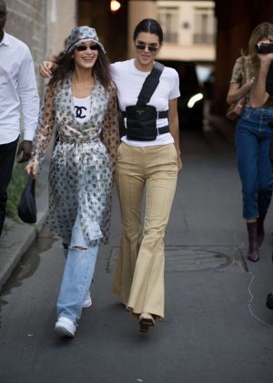Bella Hadid and Kendall Jenner - Out in Paris