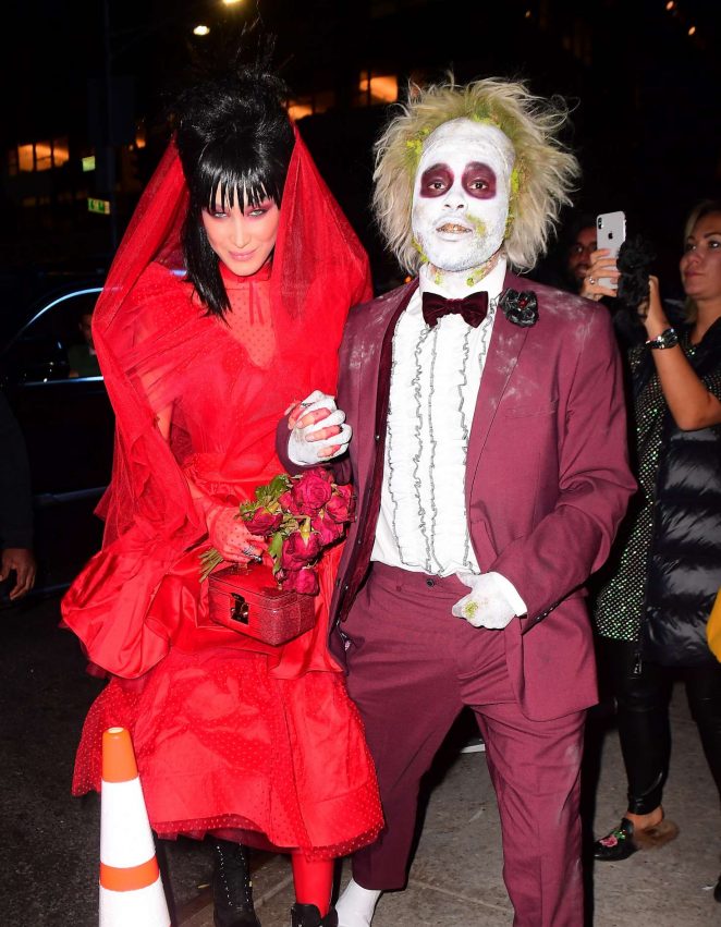 Bella Hadid and The Weeknd - Heidi Klum's 19th Annual Halloween Party in NYC