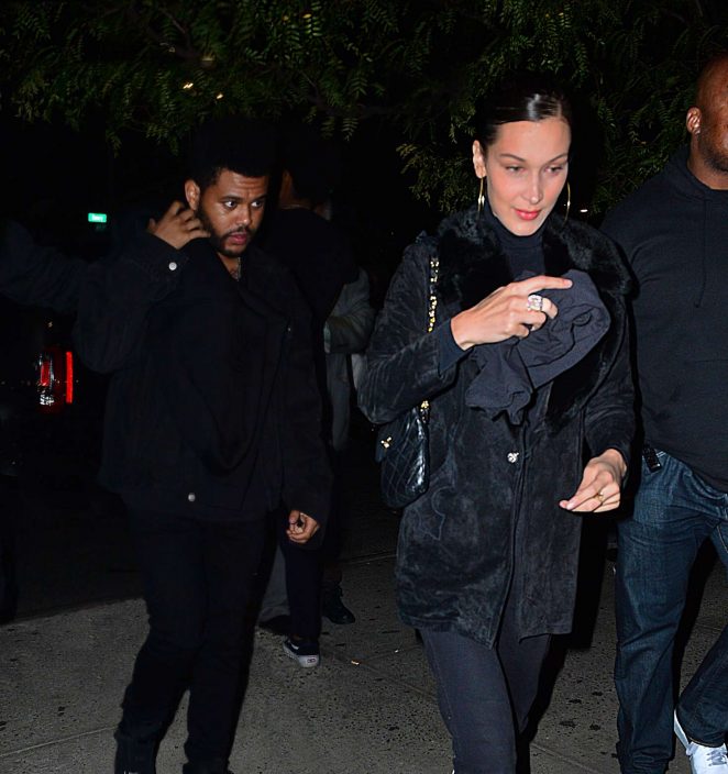 Bella Hadid and The Weeknd - Night out in New York City