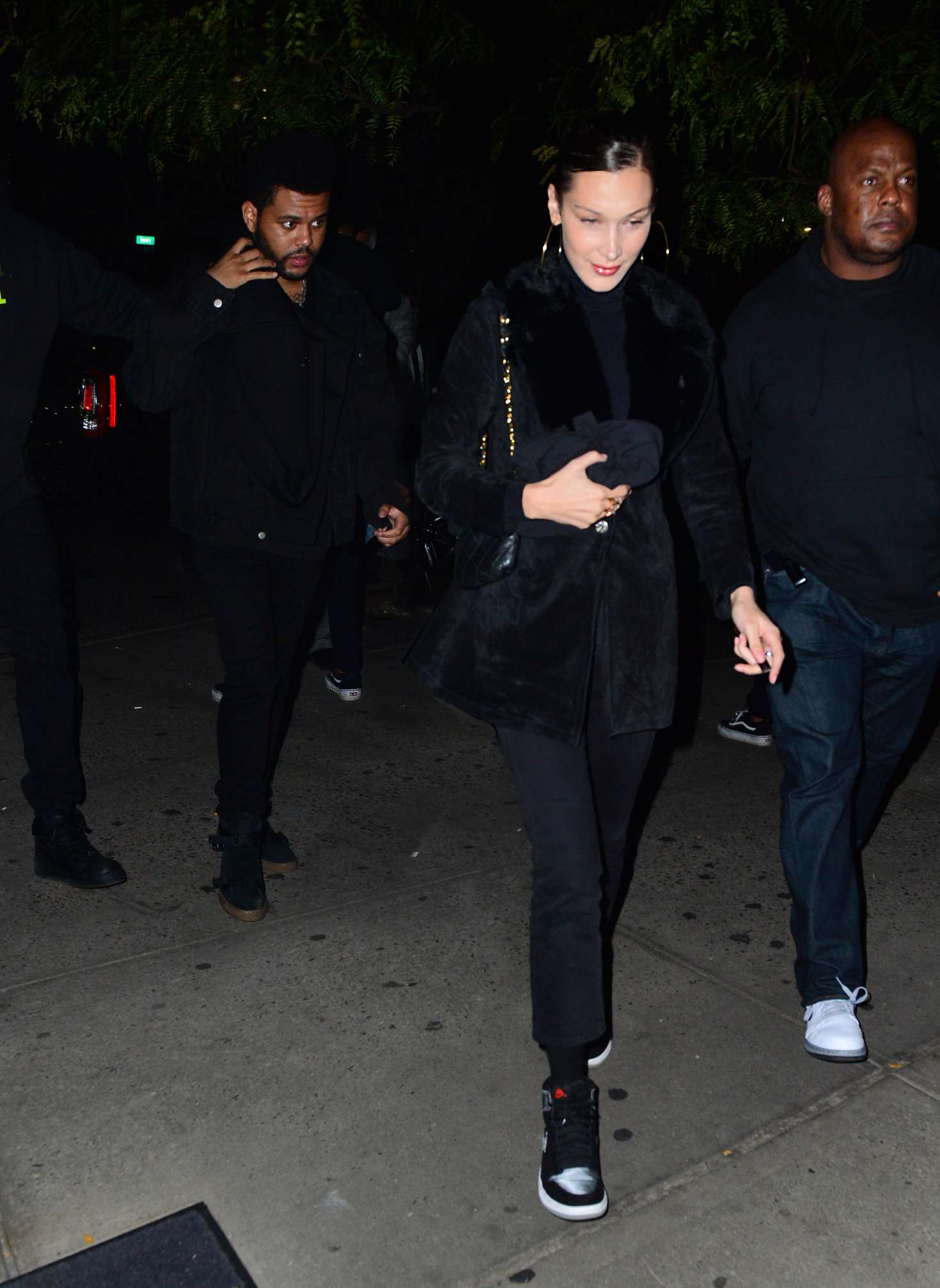 Bella Hadid 2018 : Bella Hadid and The Weeknd: Night out in New York City -03