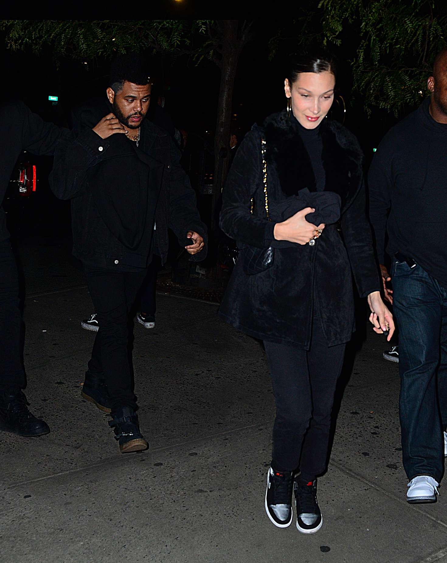 Bella Hadid 2018 : Bella Hadid and The Weeknd: Night out in New York City -04