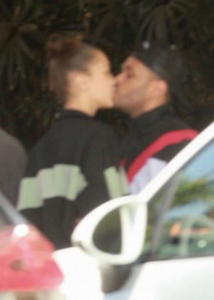 Bella Hadid and The Weeknd - Share a kiss in Los Angeles