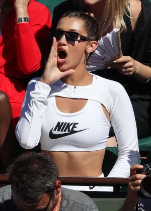 Bella Hadid at Women's Final of the 2017 French Open in Paris