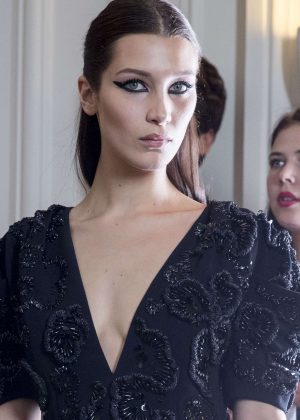 Bella Hadid - Christian Dior Fashion Haute-Couture F/W 2016/2017 in Paris