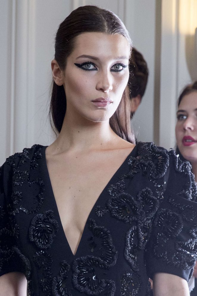 Bella Hadid - Christian Dior Fashion Haute-Couture F/W 2016/2017 in Paris