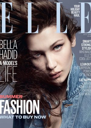 Bella Hadid - ELLE UK Magazine Cover (July 2016)