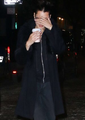 Bella Hadid - Hide from the cameras out in NYC