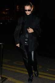 Bella Hadid in Black - Out and about in Paris