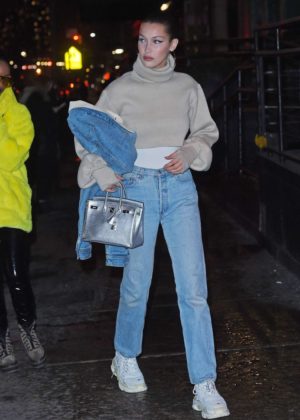 Bella Hadid in Jeans – Out in NYC | GotCeleb