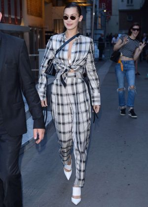 Bella Hadid - Leaving the Fendi Fashion Show in Paris