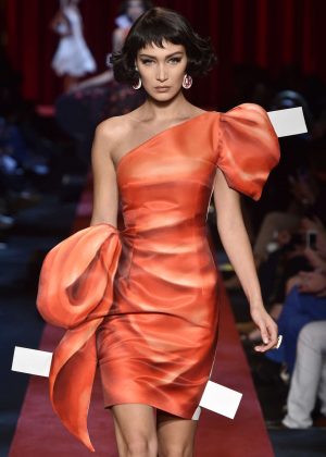 Bella Hadid - Moschino Show 2017 at Milan Fashion Week in Italy