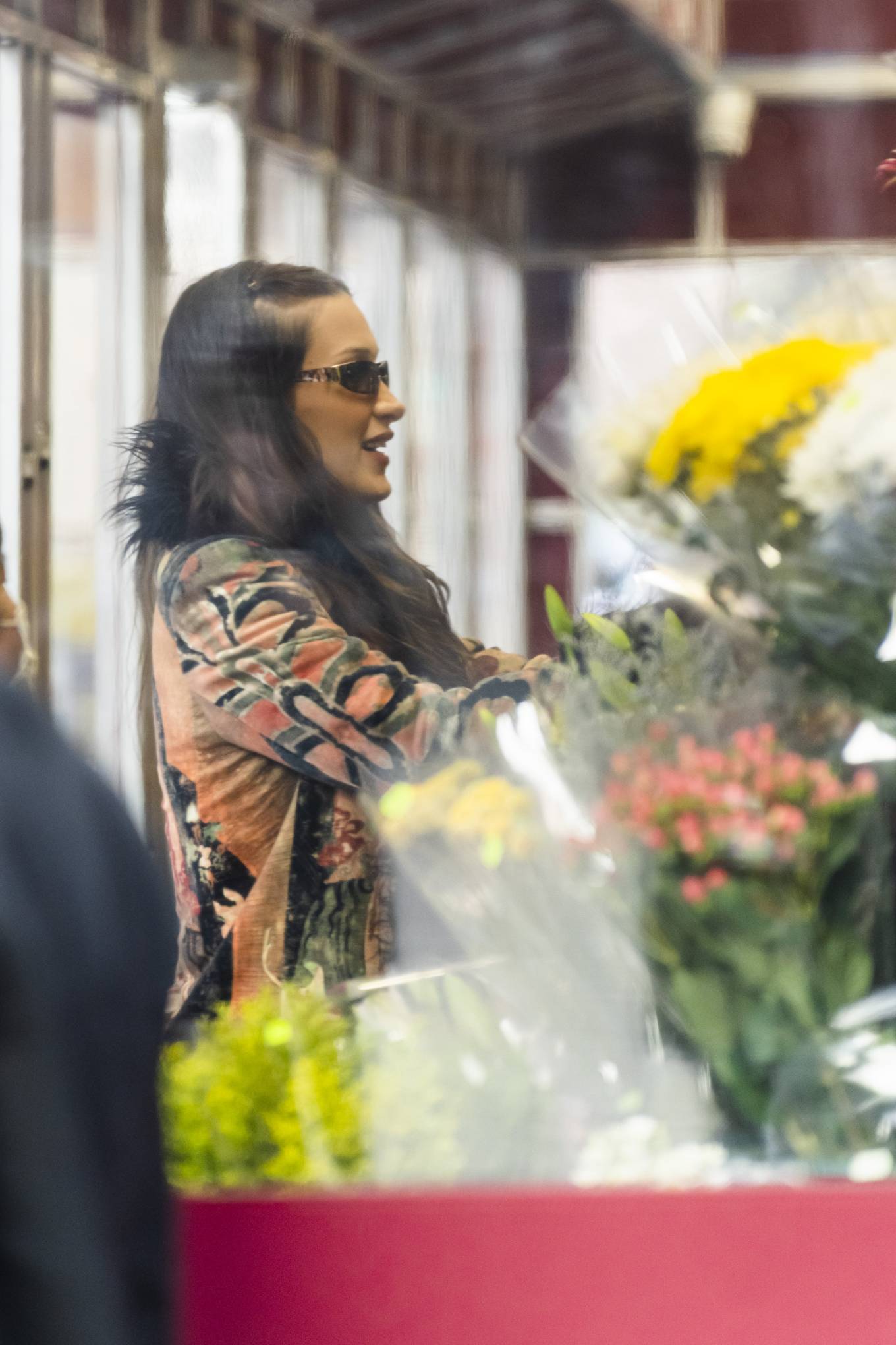 Bella Hadid 2022 : Bella Hadid – Picks up some flowers in New York-08