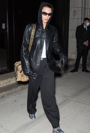 Bella Hadid - Seen while exits a fashion show in New York