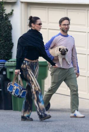 Bella Hadid - steps out in style in Los Angeles