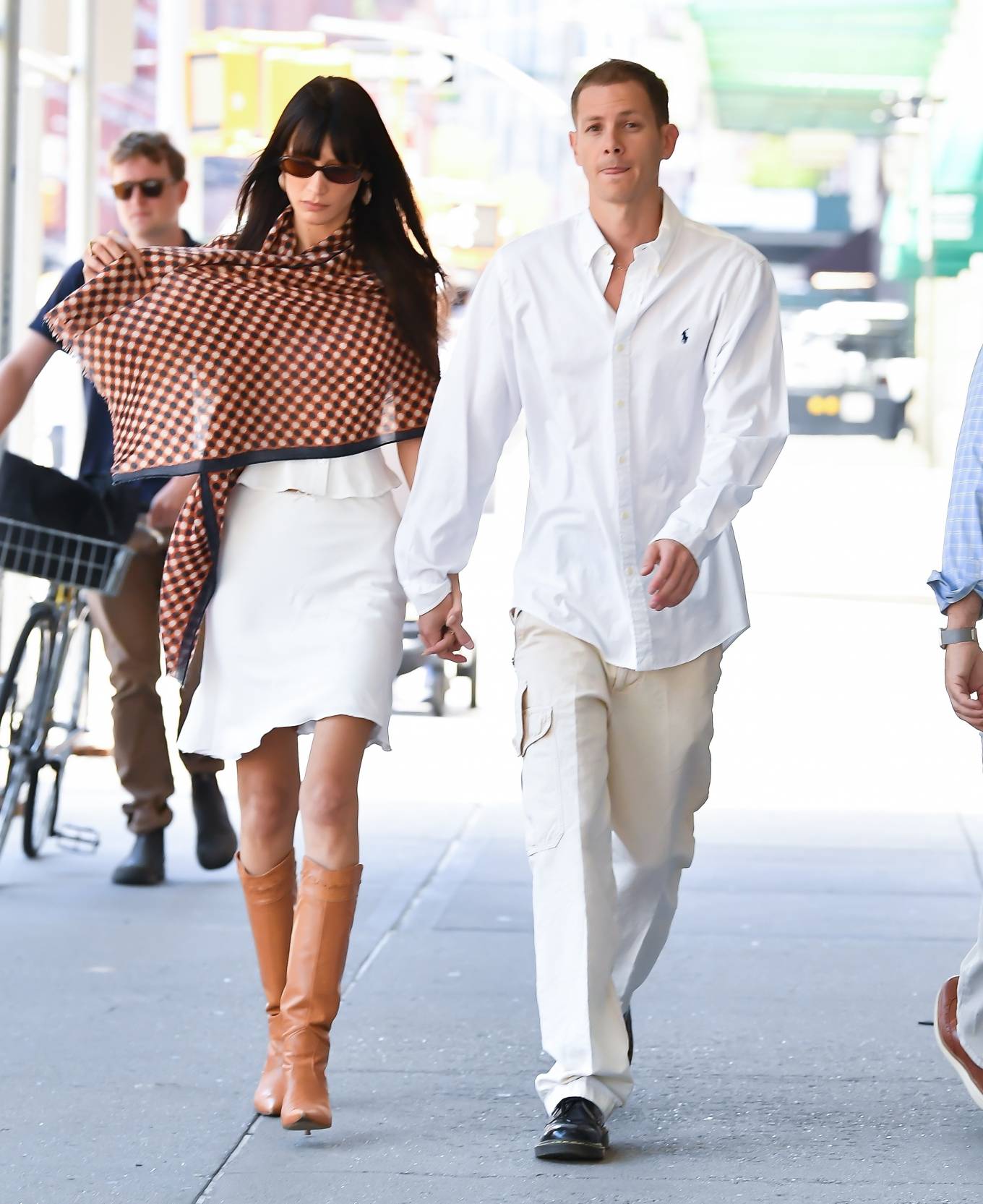 Bella Hadid - With Marc Kalman steps out in New York