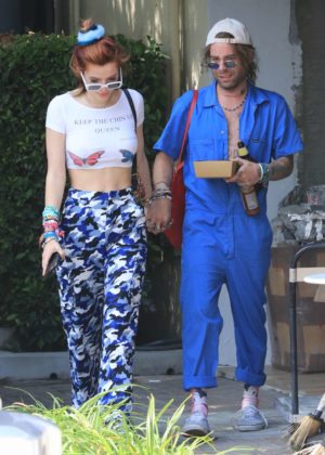Bella Thorne and Mod Sun go to lunch in Los Angeles