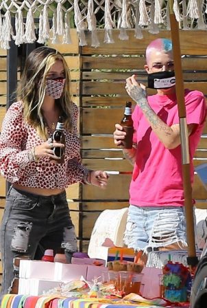 Bella Thorne and Ruby Rose - Attends a birthday party in Studio City