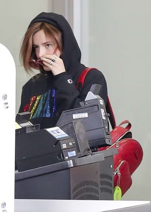 Bella Thorne at LAX airport in Los Angeles