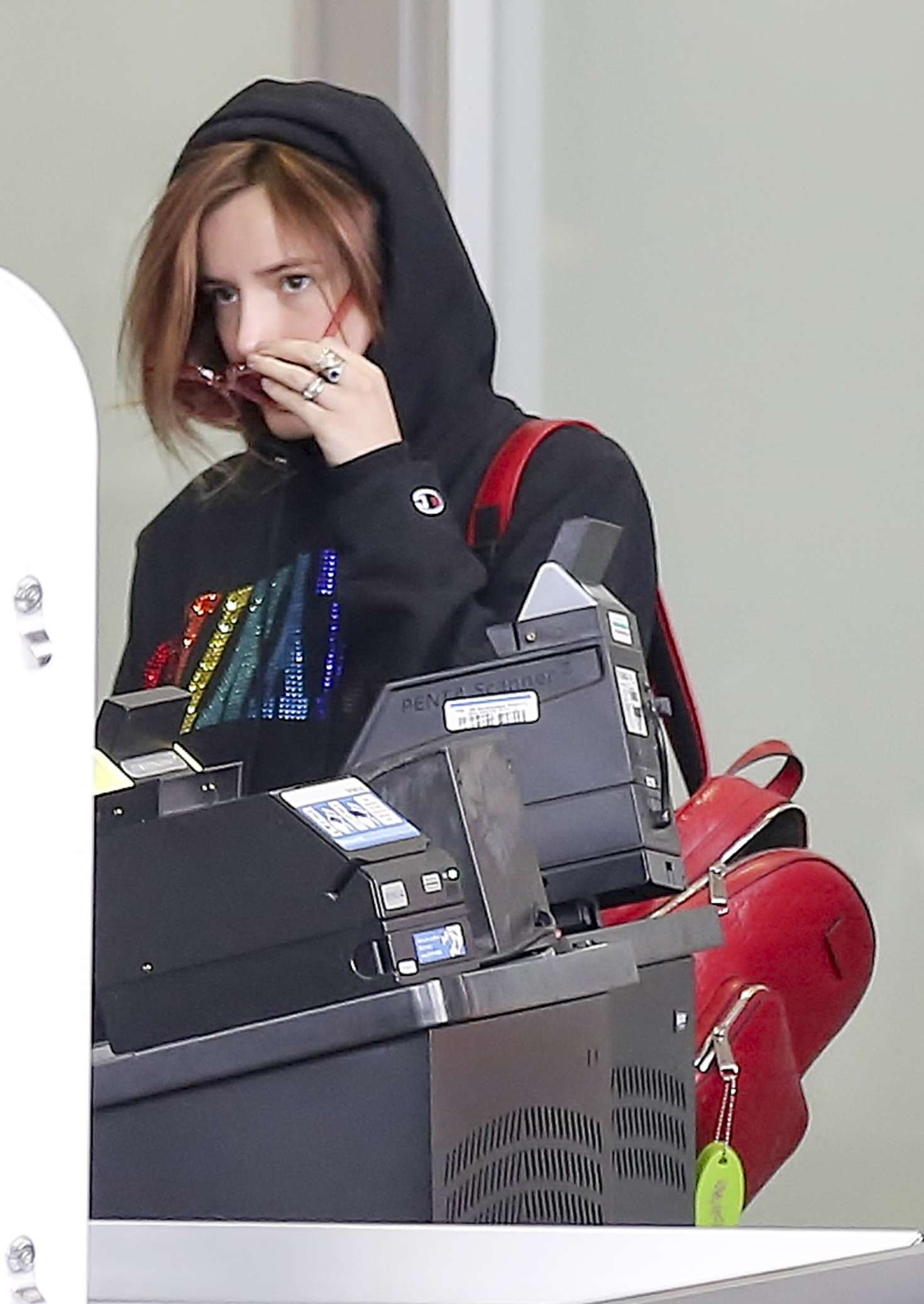 Bella Thorne at LAX airport in Los Angeles