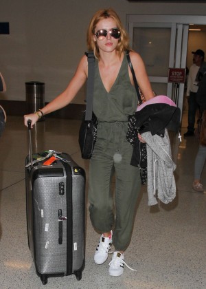 Bella Thorne at Los Angeles International Airport