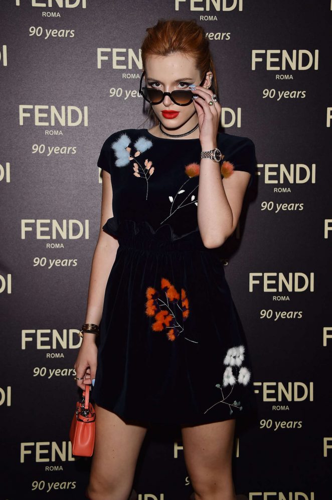Bella Thorne - Fendi Roma 90 Years Anniversary Welcome Cocktail Party in Rome