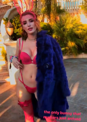 Bella Thorne Hot in Red - Personal Pics