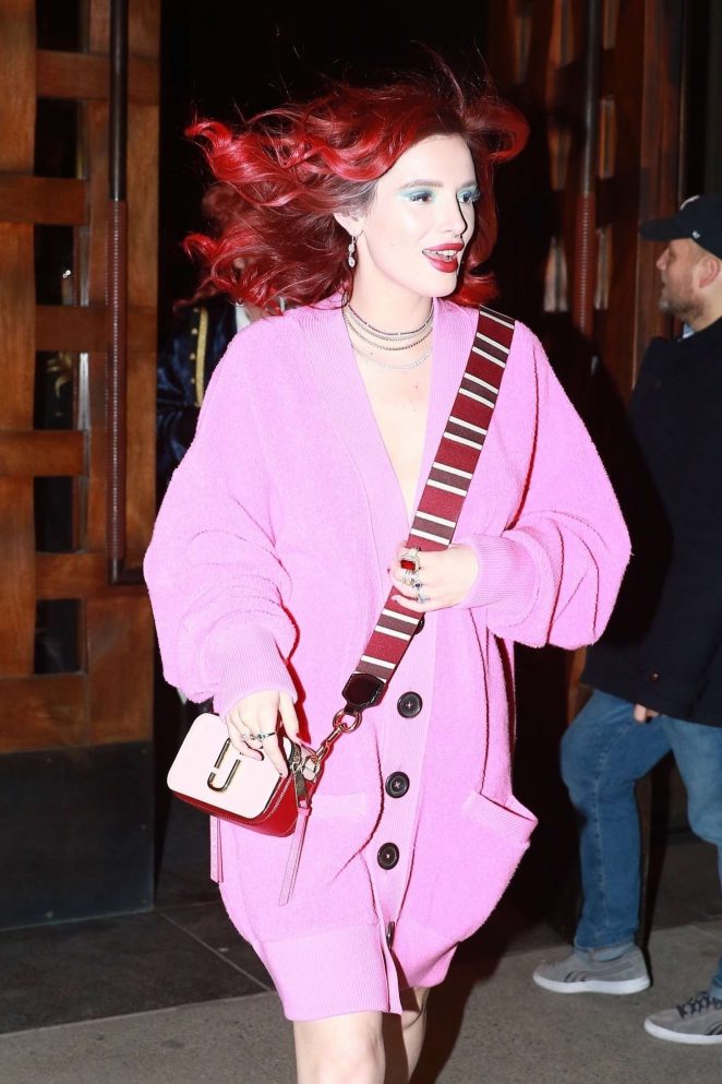 Bella Thorne in Pink at The Skylark in New York City