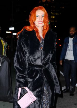 Bella Thorne - Leaving her hotel in NYC