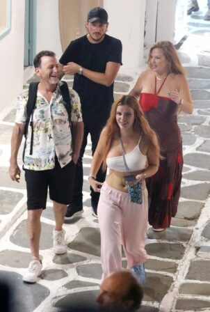 Bella Thorne - Seen while Out in Mykonos.