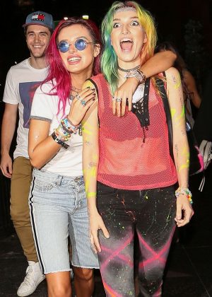 Bella Thorne - Supports DJ sister Dani at the Avalon Nightclub in West Hollywood