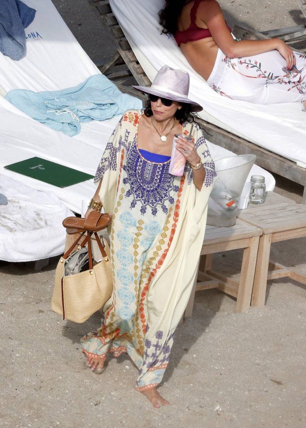 Bethenny Frankel - Seen at the beach in St. Barths