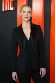 Betty Gilpin - All in black on 'The Hunt' premiere at ArcLight Hollywood