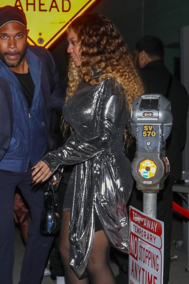 Beyoncé - Exiting the United Masters Celebration of Independence in Hollywood