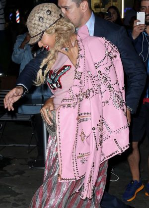 Beyonce in Pink out and about in New York City