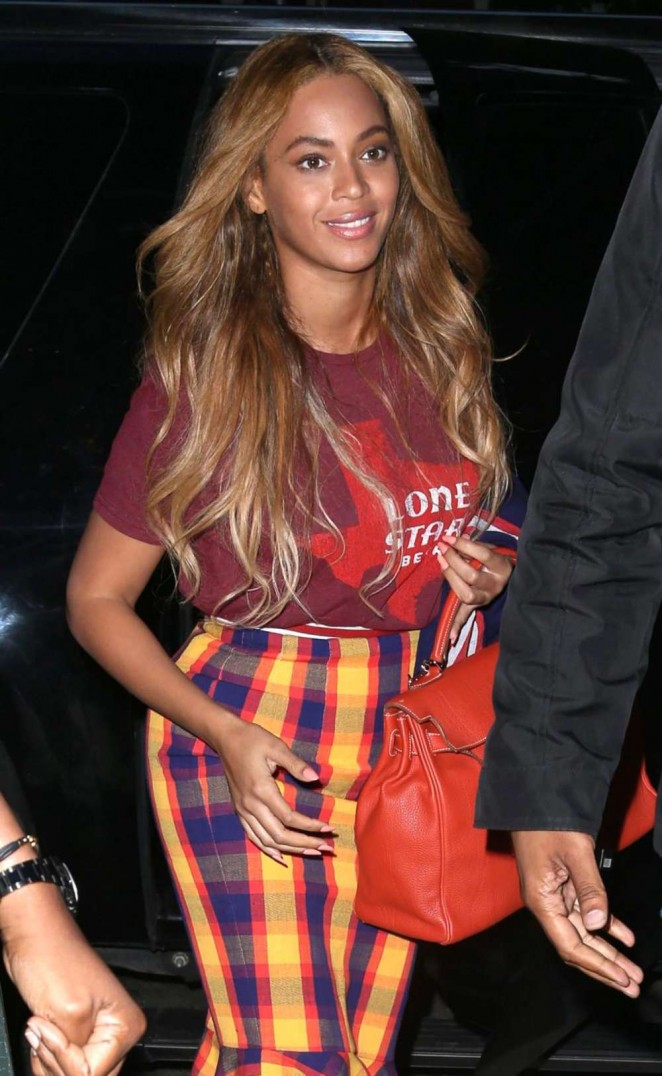 Beyonce Knowles out in NYC