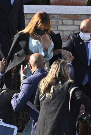 Beyonce - Seen at wedding of Geraldine Guiotte and Alexander Arnault in Venice