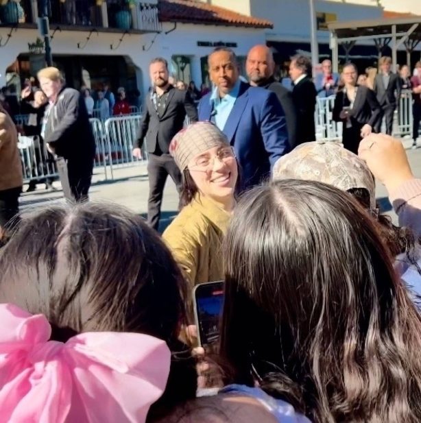 Billie Eilish - Arriving with her family at the Santa Barbara Film Festival