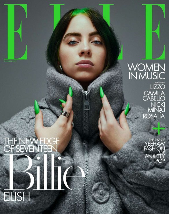 Billie Eilish - Elle US Magazine (October 2019)