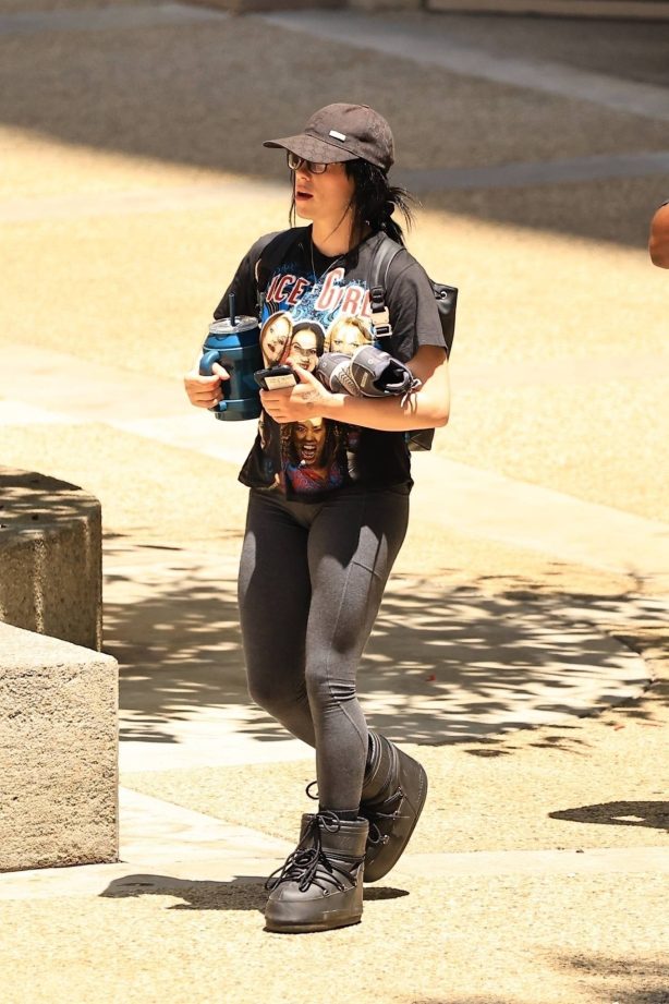 Billie Eilish - Leaves the gym after workout in Los Angeles