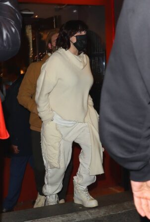 Billie Eilish - was spotted leaving the NBC Studios in New York