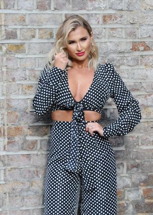 Billie Faiers - Posing for Latest In The Style Campaign in London