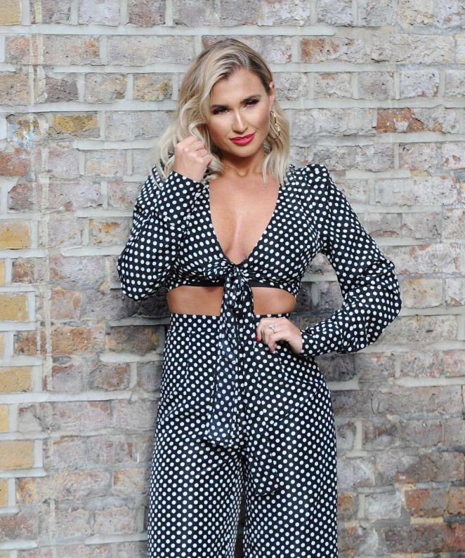Billie Faiers - Posing for Latest In The Style Campaign in London