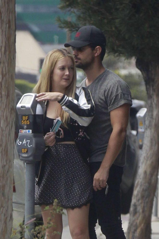 Billie Lourd and Taylor Lautner Shopping in Los Angeles