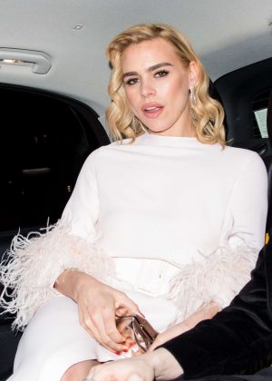 Billie Piper - Leaving British Vogue Fashion and Film Party 2018 in London