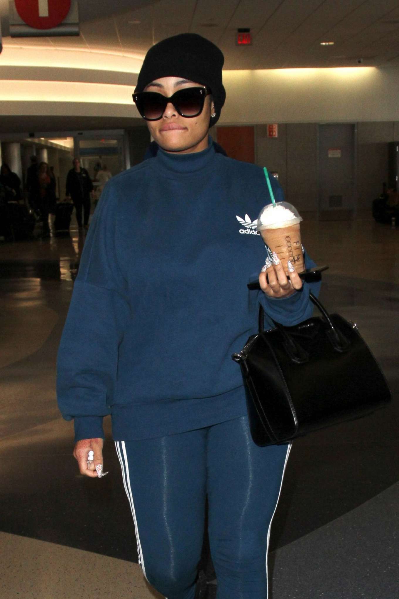 Blac Chyna at LAX Airport in LA