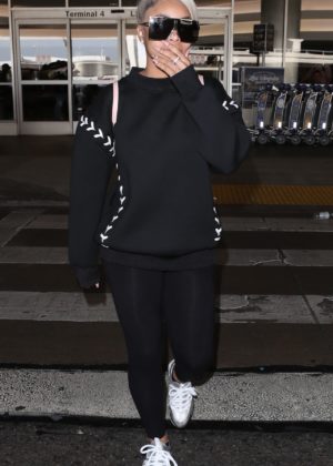 Blac Chyna at LAX Airport in Los Angeles