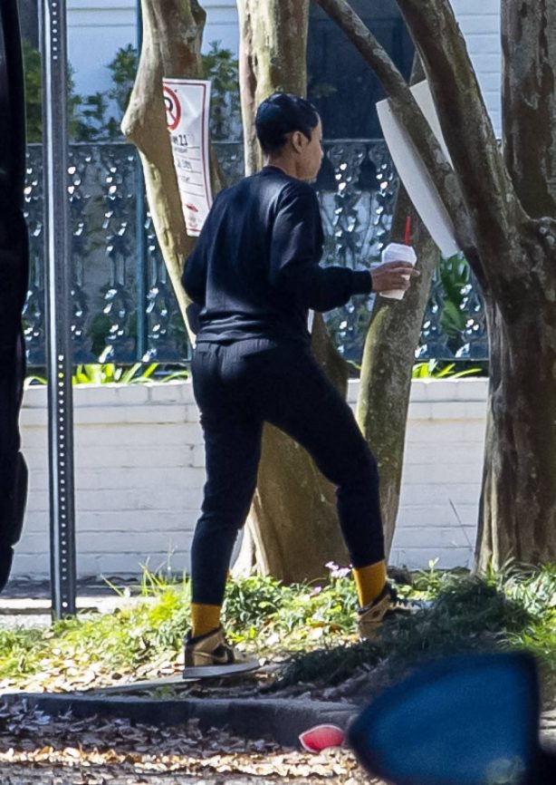 Blac Chyna - Grabs Chick-fil-A takeout after filming in New Orleans