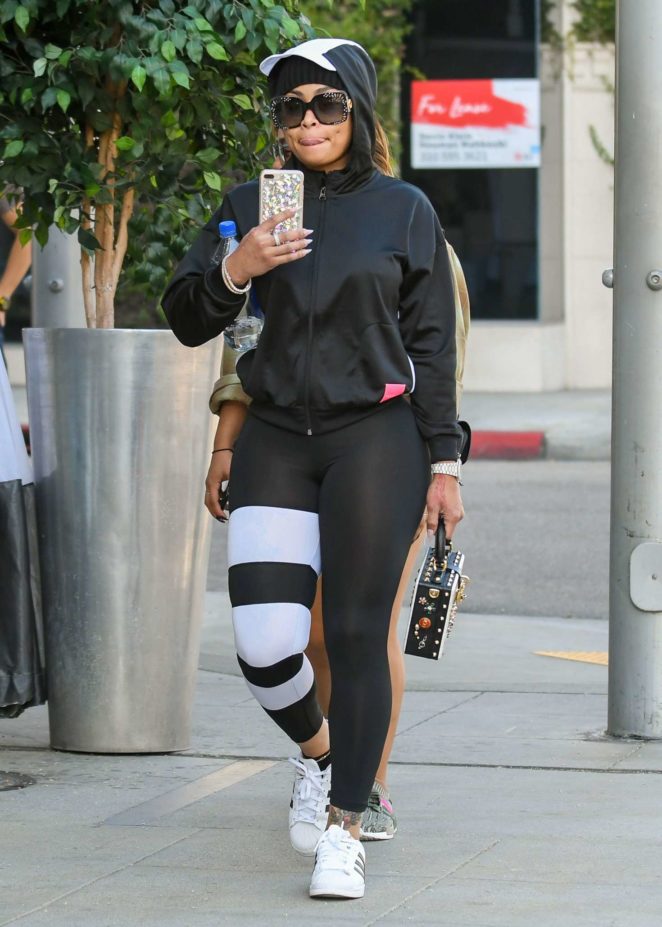 Blac Chyna in Spandex out in Los Angeles