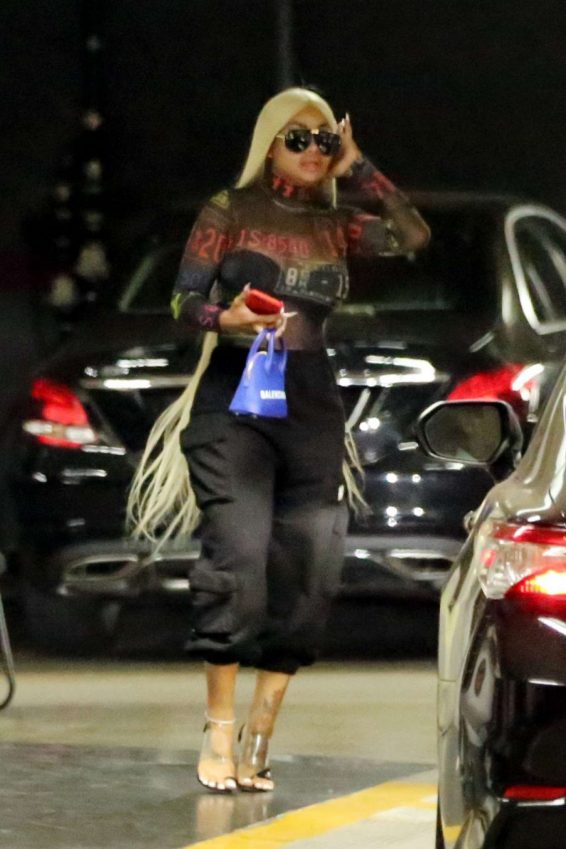 Blac Chyna - Night out in Beverly Hills